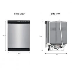 Frigidaire 24 in. Stainless Steel Front Control Built-In Tall Tub Dishwasher, 55 dBA 14 Frigidaire 24 in. Stainless Steel Front Control Built-In Tall Tub Dishwasher, 55 dBA -Appliance Parts Pros Shop stainless steel frigidaire built in dishwashers ffcd2413us d4 1000