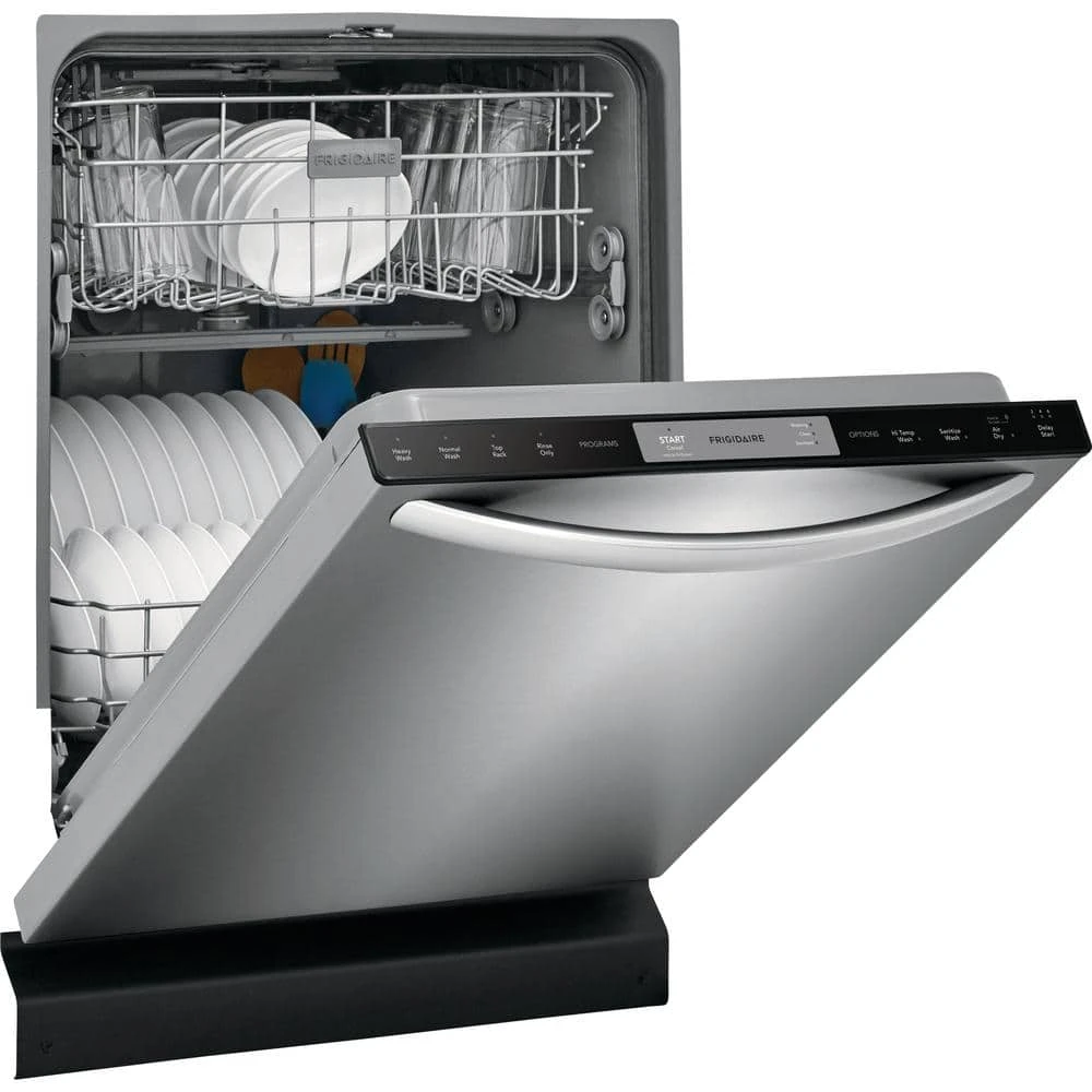 24 in. Stainless Steel Top Control Built-In Tall Tub Dishwasher, ENERGY STAR, 54 dBA Frigidaire 24 in. Stainless Steel Top Control Built-In Tall Tub Dishwasher, ENERGY STAR, 54 dBA -Appliance Parts Pros Shop stainless steel frigidaire built in dishwashers ffid2426ts 44 1000