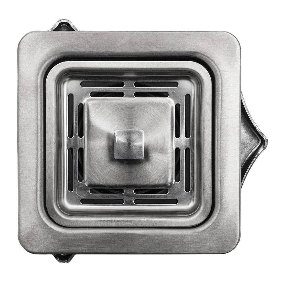 Stainless Steel Square Garbage Disposal Adapter S STRICTLY KITCHEN + BATH Stainless Steel Square Garbage Disposal Adapter -Appliance Parts Pros Shop stainless steel garbage disposal parts sda ss 64 1000