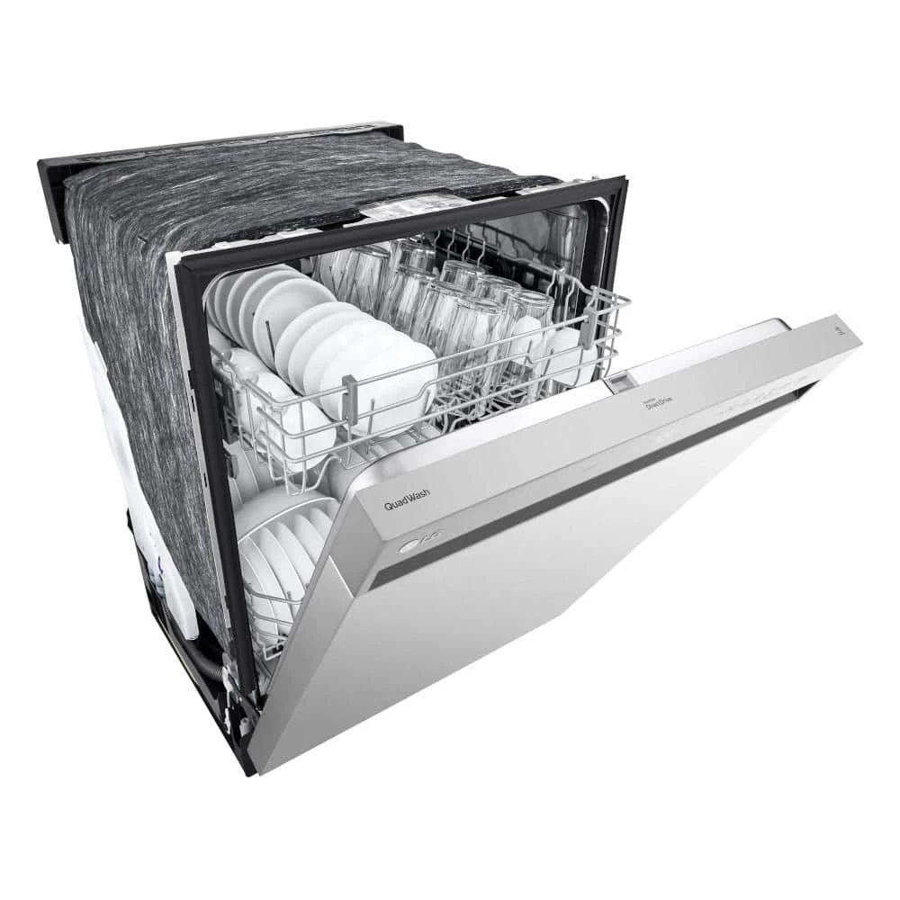 24 in. in Stainless Steel Front Control Dishwasher with NeveRust Stainless Steel Tub and Dynamic Dry LG Electronics 24 in. in Stainless Steel Front Control Dishwasher with NeveRust Stainless Steel Tub and Dynamic Dry -Appliance Parts Pros Shop stainless steel lg electronics built in dishwashers ldfn3432t 76 1000