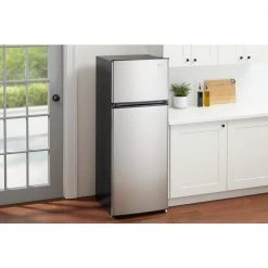 Vissani 7.1 cu. ft. Top Freezer Refrigerator in Stainless Steel Look 3 Vissani 7.1 cu. ft. Top Freezer Refrigerator in Stainless Steel Look -Appliance Parts Pros Shop stainless steel look vissani top freezer refrigerators mdff7ss 40 1000