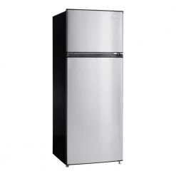 Vissani 7.1 cu. ft. Top Freezer Refrigerator in Stainless Steel Look