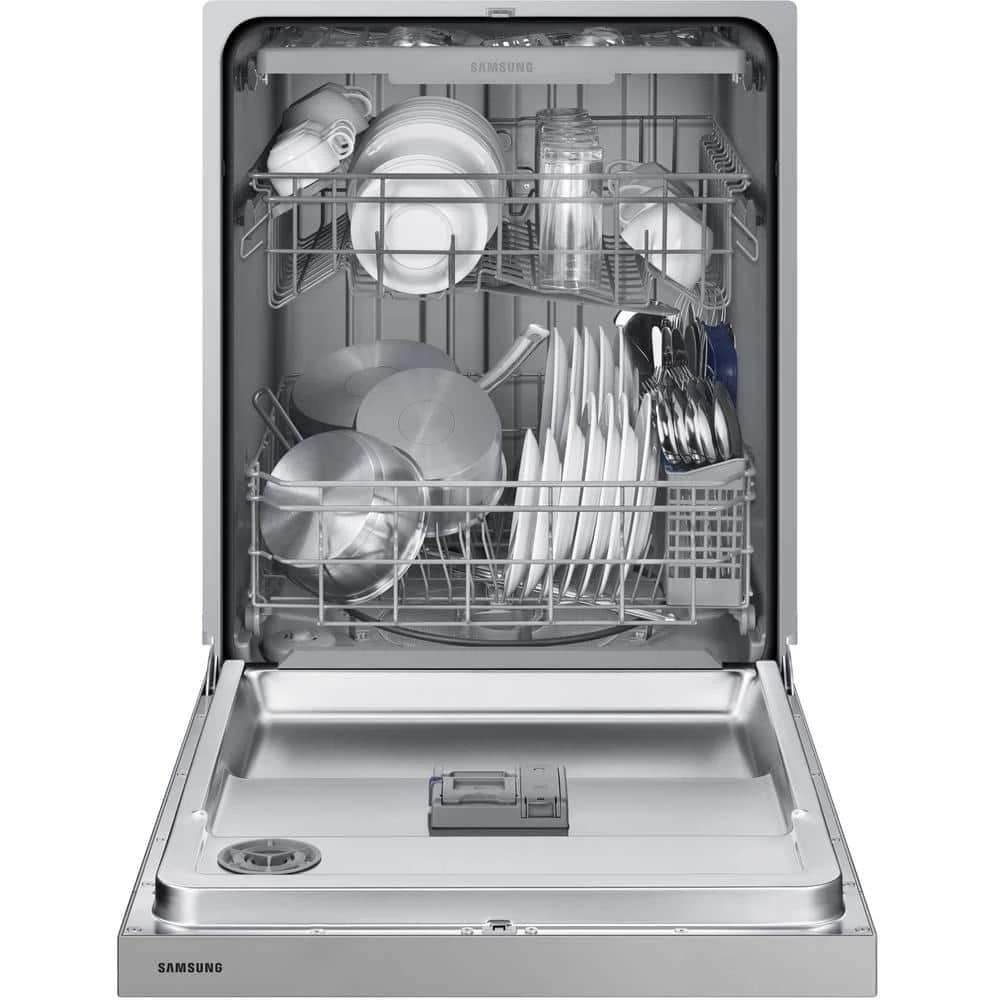 24 in. Front Control Dishwasher in Stainless Steel with 3rd Rack, 51 dBA Samsung 24 in. Front Control Dishwasher in Stainless Steel with 3rd Rack, 51 dBA -Appliance Parts Pros Shop stainless steel samsung built in dishwashers dw80n3030us 40 1000