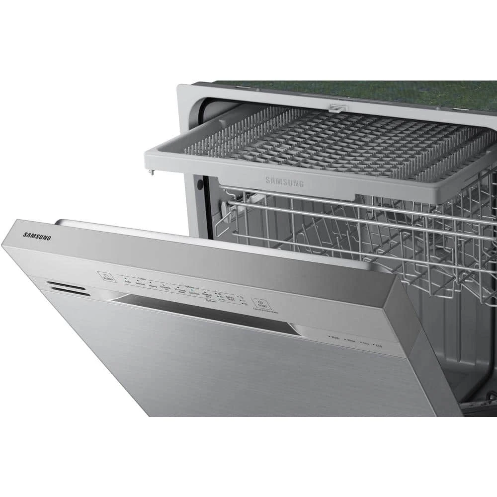 24 in. Front Control Dishwasher in Stainless Steel with 3rd Rack, 51 dBA Samsung 24 in. Front Control Dishwasher in Stainless Steel with 3rd Rack, 51 dBA -Appliance Parts Pros Shop stainless steel samsung built in dishwashers dw80n3030us 4f 1000