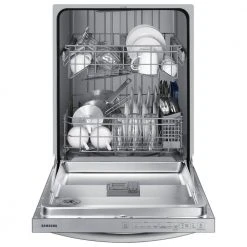Samsung 24 in. Top Control Tall Tub Dishwasher in Stainless Steel with Stainless Steel Interior Door, 55 dBA 3 Samsung 24 in. Top Control Tall Tub Dishwasher in Stainless Steel with Stainless Steel Interior Door, 55 dBA -Appliance Parts Pros Shop stainless steel samsung built in dishwashers dw80r2031us 40 1000