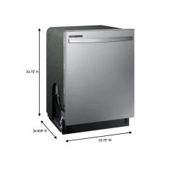 Samsung 24 in. Top Control Tall Tub Dishwasher in Stainless Steel with Stainless Steel Interior Door, 55 dBA 4 Samsung 24 in. Top Control Tall Tub Dishwasher in Stainless Steel with Stainless Steel Interior Door, 55 dBA -Appliance Parts Pros Shop stainless steel samsung built in dishwashers dw80r2031us a0 1000