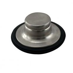 Westbrass Garbage Disposal Stopper in Stainless Steel