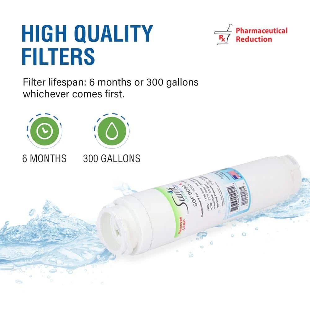 Replacement Water Filter for BOSCH 644845 Swift Green Filters Replacement Water Filter for BOSCH 644845 -Appliance Parts Pros Shop swift green filters refrigerator water filters sgf bo90 rx 1f 1000