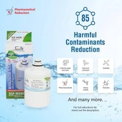 Swift Green Filters Replacement Water Filter for GE MXRC (2-Pack) 7 Swift Green Filters Replacement Water Filter for GE MXRC (2-Pack) -Appliance Parts Pros Shop swift green filters refrigerator water filters sgf mxrc rx 44 1000