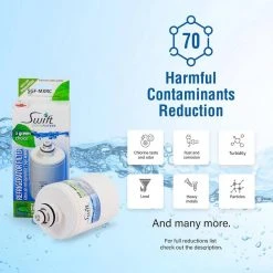 Swift Green Filters Replacement Water Filter for GE MXRC 4 Swift Green Filters Replacement Water Filter for GE MXRC -Appliance Parts Pros Shop swift green filters refrigerator water filters sgf mxrc rx c3 1000 2