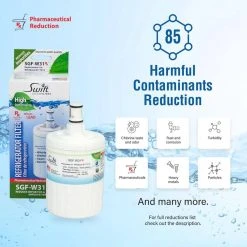 Swift Green Filters Replacement Water Filter for Whirlpool 8171413 5 Swift Green Filters Replacement Water Filter for Whirlpool 8171413 -Appliance Parts Pros Shop swift green filters refrigerator water filters sgf w31 rx 1f 1000