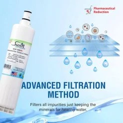 Swift Green Filters Replacement Water Filter for Whirlpool 4396508 (2-Pack) 8 Swift Green Filters Replacement Water Filter for Whirlpool 4396508 (2-Pack) -Appliance Parts Pros Shop swift green filters refrigerator water filters sgf w80 rx 76 1000 1