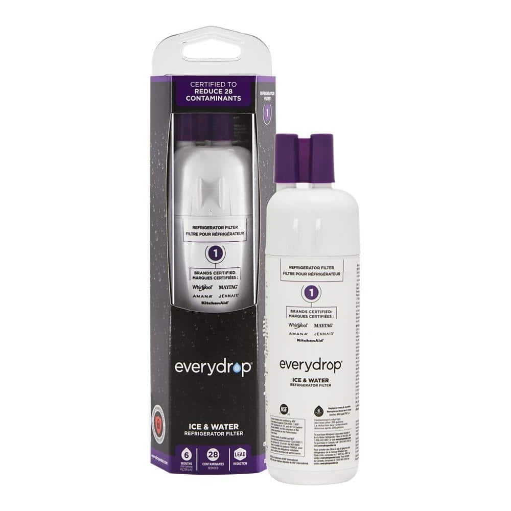 EveryDrop Ice and Refrigerator Water Filter-1 Whirlpool EveryDrop Ice and Refrigerator Water Filter-1 -Appliance Parts Pros Shop whirlpool refrigerator water filters edr1rxd1 1f 1000