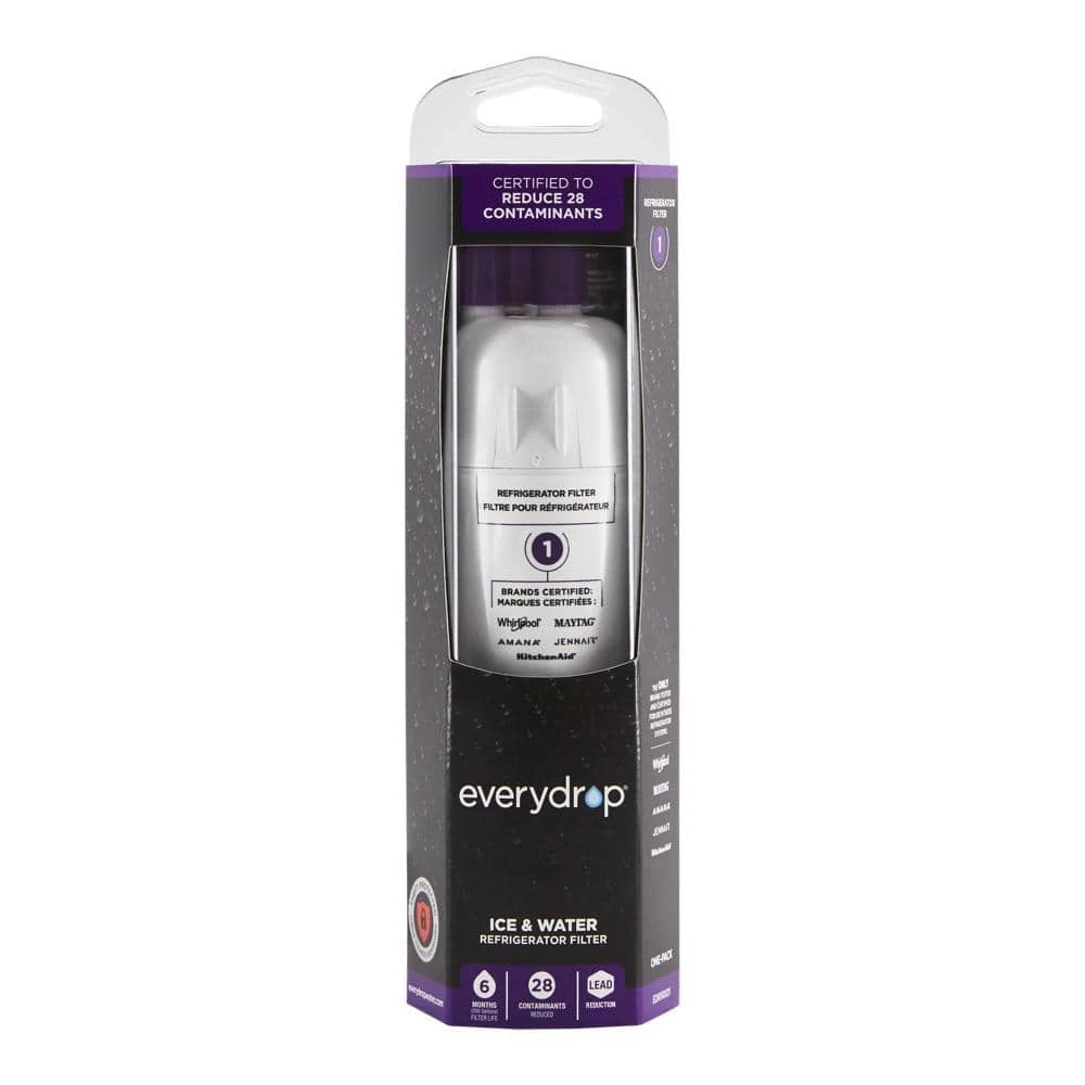EveryDrop Ice and Refrigerator Water Filter-1 Whirlpool EveryDrop Ice and Refrigerator Water Filter-1 -Appliance Parts Pros Shop whirlpool refrigerator water filters edr1rxd1 64 1000