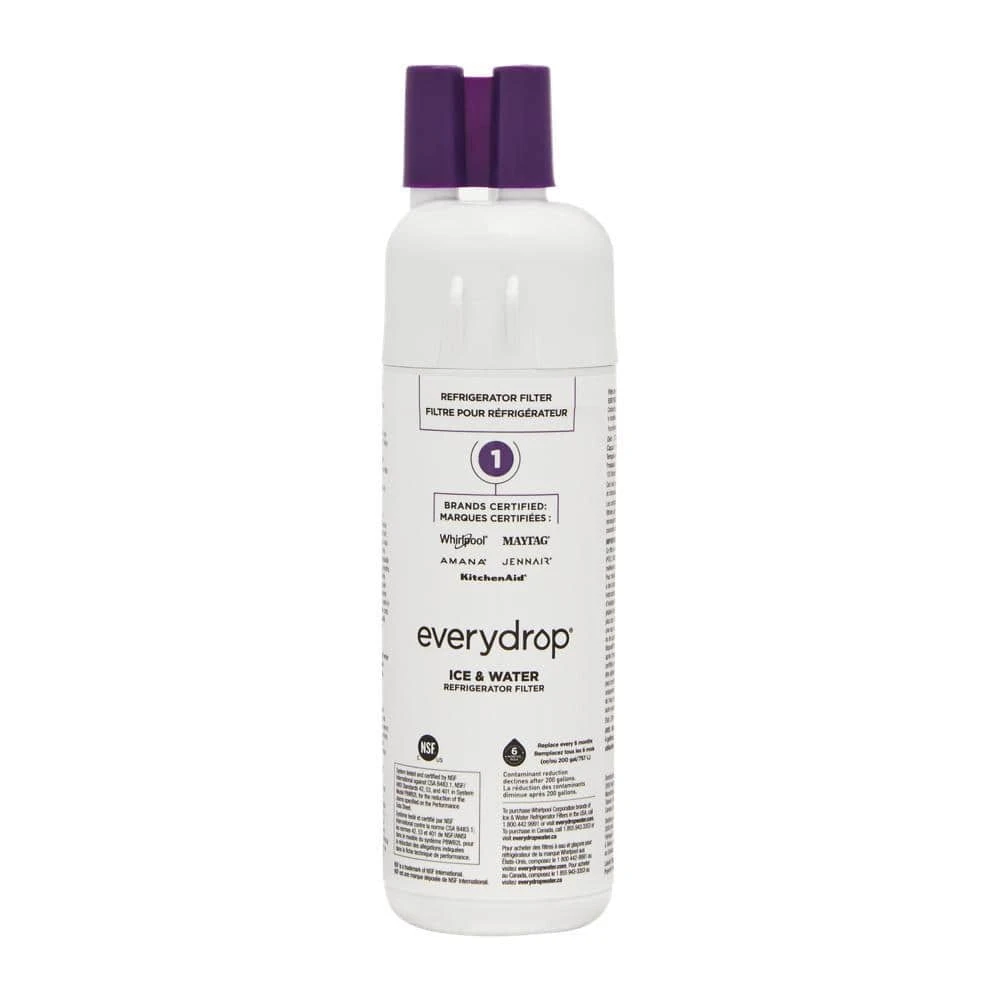 EveryDrop Ice and Refrigerator Water Filter-1 Whirlpool EveryDrop Ice and Refrigerator Water Filter-1 -Appliance Parts Pros Shop whirlpool refrigerator water filters edr1rxd1 e1 1000