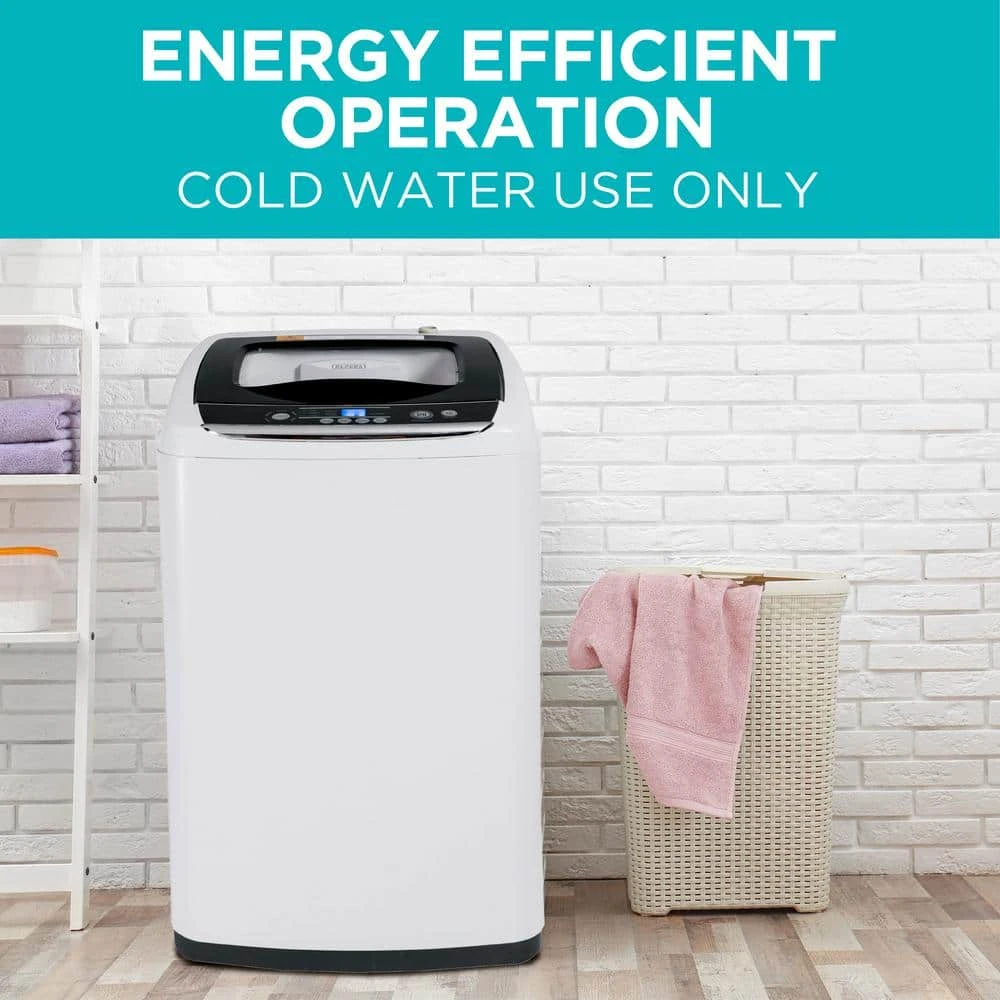 17.69 in. W 0.9 cu. ft. White Portable Top Load Washing Machine BLACK+DECKER 17.69 in. W 0.9 cu. ft. White Portable Top Load Washing Machine -Appliance Parts Pros Shop white black decker portable washing machines bpwm09w 1f 1000