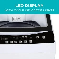 BLACK+DECKER 2.0 cu. ft. Portable Top Load Washing Machine in White -Appliance Parts Pros Shop white black decker portable washing machines bpwm20w 4f 1000