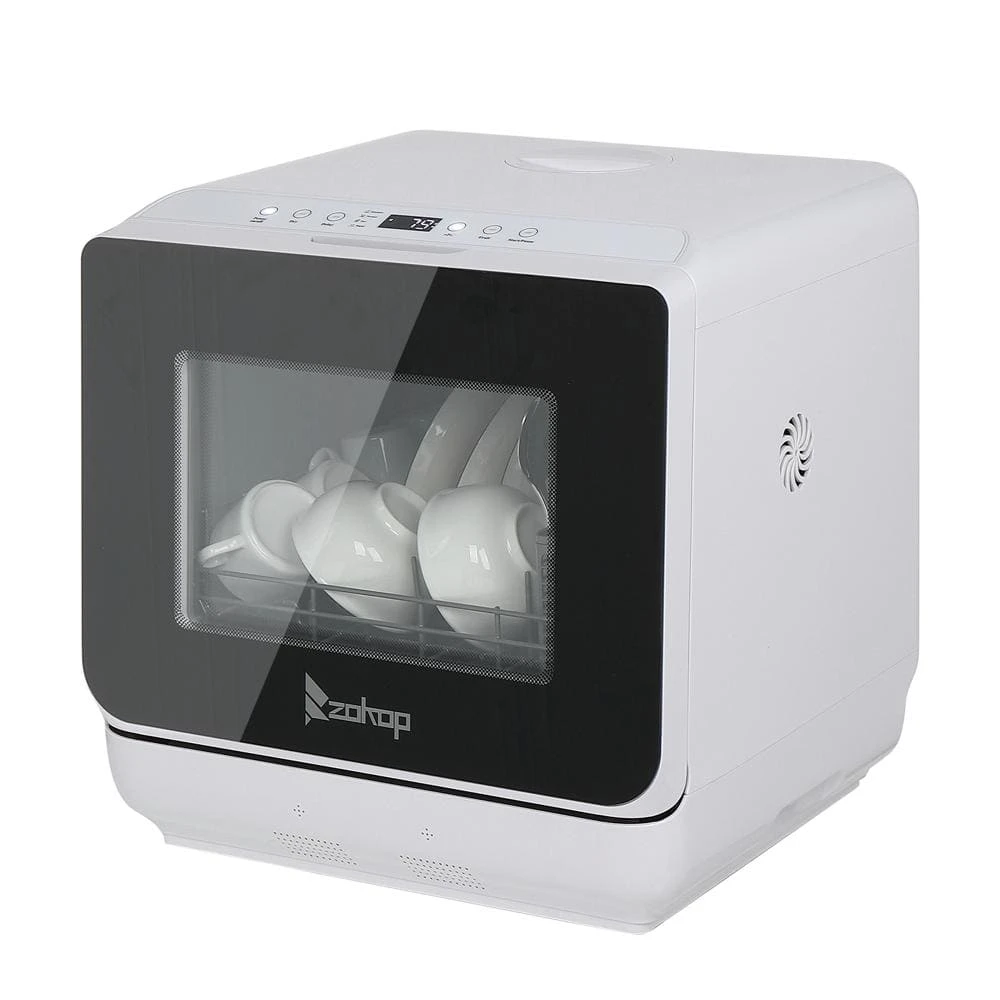 18 in. Portable Countertop Dishwasher with 4 Place Settings Capacity Karl home 18 in. Portable Countertop Dishwasher with 4 Place Settings Capacity -Appliance Parts Pros Shop white countertop dishwashers 161706064359 64 1000