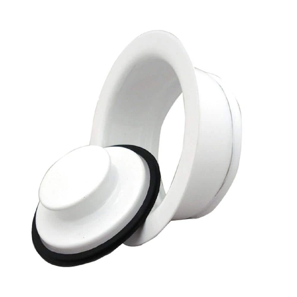 Designer Color Sink Flange and Stopper Set in White Everbilt Designer Color Sink Flange and Stopper Set in White -Appliance Parts Pros Shop white everbilt garbage disposal parts 21 dsfs3 wh 64 1000