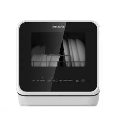 Farberware 24 in. White Digital Portable 120-volt Dishwasher with 5-Cycles with 2-Place Setting Capacity
