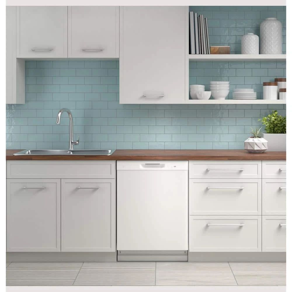 24 in. White Front Control Built-In Tall Tub Dishwasher with 60dBA, ENERGY STAR GE 24 in. White Front Control Built-In Tall Tub Dishwasher with 60dBA, ENERGY STAR -Appliance Parts Pros Shop white ge built in dishwashers gdf460pgtww 31 1000