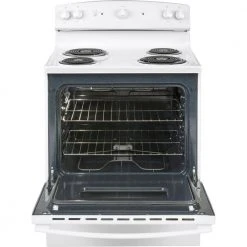 30 in. 5.0 cu. ft. Electric Range in White 4 30 in. 5.0 cu. ft. Electric Range in White -Appliance Parts Pros Shop white ge single oven electric ranges jbs160dmww 77 1000