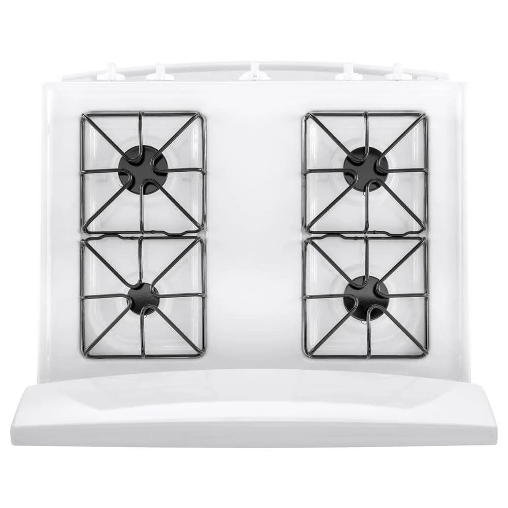 4.8 cu. ft. Gas Range in White 4.8 cu. ft. Gas Range in White -Appliance Parts Pros Shop white ge single oven gas ranges jgbs30dekww 1d 1000