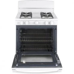 4.8 cu. ft. Gas Range in White 7 4.8 cu. ft. Gas Range in White -Appliance Parts Pros Shop white ge single oven gas ranges jgbs30dekww de 1000