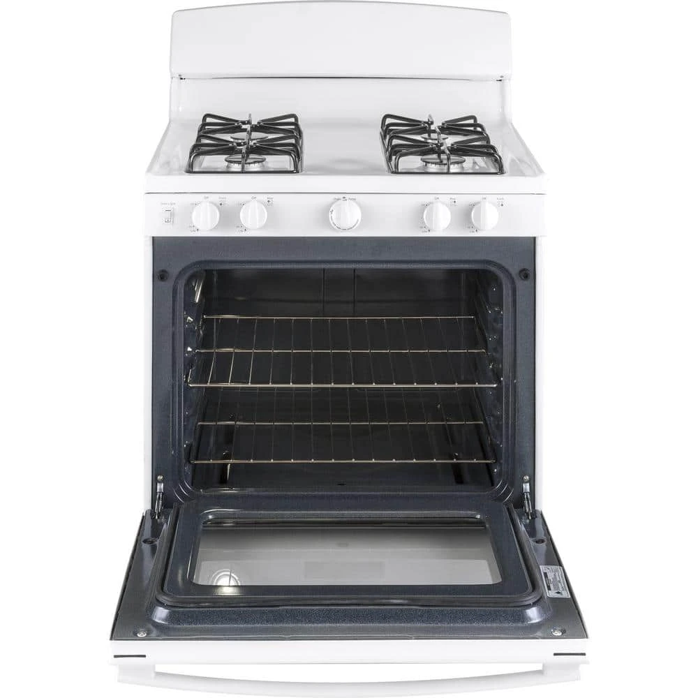 4.8 cu. ft. Gas Range in White 4.8 cu. ft. Gas Range in White -Appliance Parts Pros Shop white ge single oven gas ranges jgbs30dekww de 1000