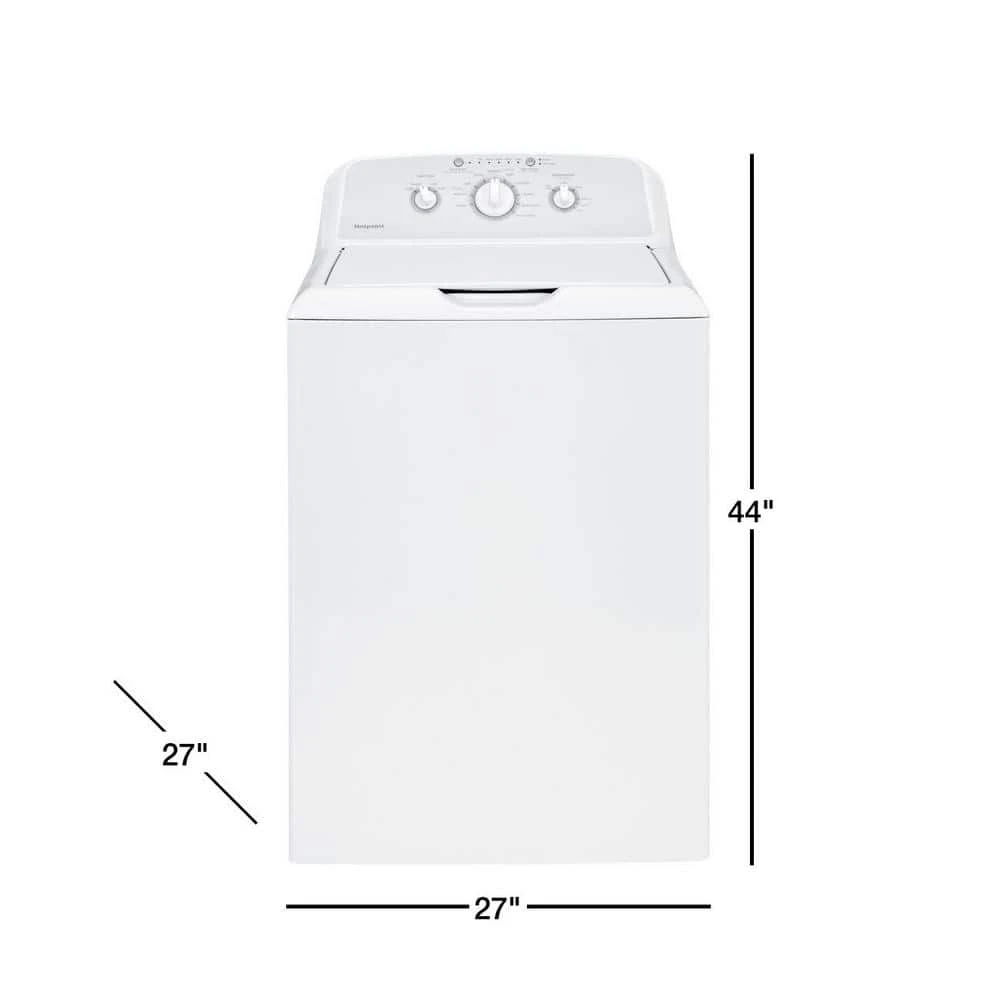 3.8 cu. ft. White Top Load Washer with Agitator Hotpoint 3.8 cu. ft. White Top Load Washer with Agitator -Appliance Parts Pros Shop white hotpoint agitator washers htw240askws de 1000