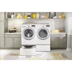 LG Electronics 27 in. Laundry Pedestal with Storage Drawer for Washers and Dryers in White 3 LG Electronics 27 in. Laundry Pedestal with Storage Drawer for Washers and Dryers in White -Appliance Parts Pros Shop white lg electronics washer and dryer pedestals wdp4w 40 1000