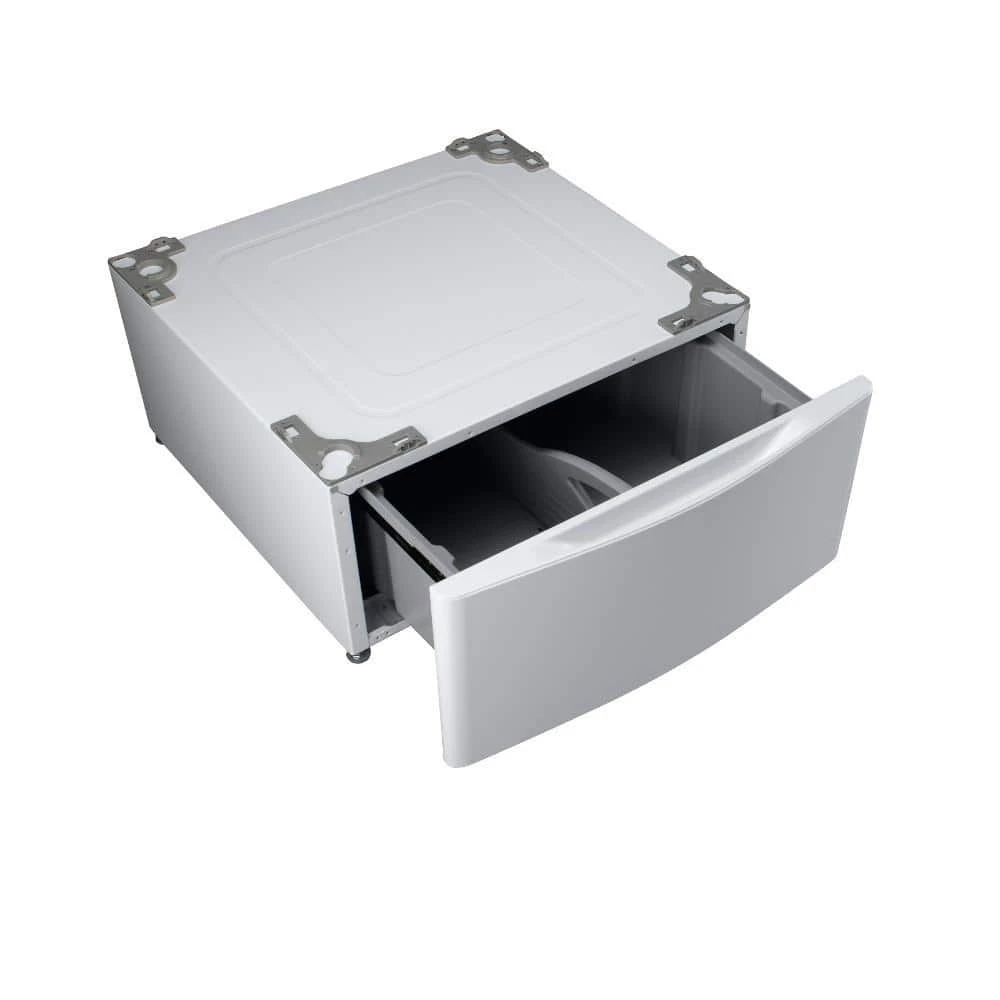 27 in. Laundry Pedestal with Storage Drawer for Washers and Dryers in White LG Electronics 27 in. Laundry Pedestal with Storage Drawer for Washers and Dryers in White -Appliance Parts Pros Shop white lg electronics washer and dryer pedestals wdp4w 77 1000