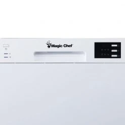 Magic Chef 21 in. White Electronic Countertop 120-volt Dishwasher with 6-Cycles, 6 Place Settings Capacity -Appliance Parts Pros Shop white magic chef countertop dishwashers mcscd6w5 c3 1000