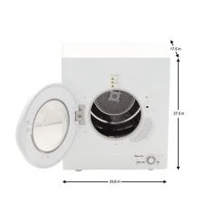 Magic Chef 2.6 cu. ft. White Compact Electric Dryer 4 Magic Chef 2.6 cu. ft. White Compact Electric Dryer -Appliance Parts Pros Shop white magic chef electric dryers mcsdry1s 40 1000