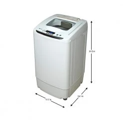 Magic Chef 0.9 cu. ft. Compact Portable Top Load Washer in White -Appliance Parts Pros Shop white magic chef portable washing machines mcstcw09w2 40 1000