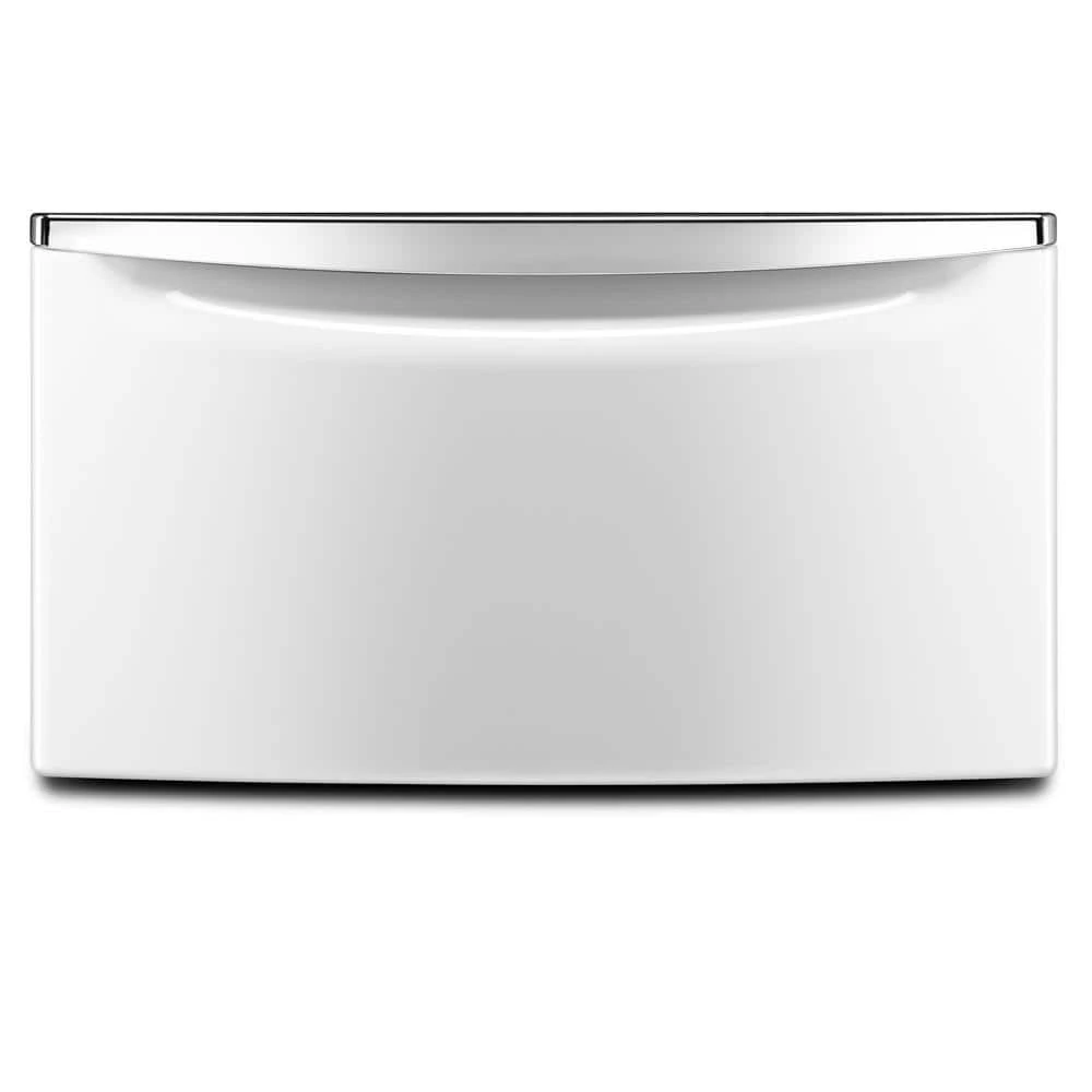 15.5 in. White Pedestal for Front Load Washer and Dryer with Storage Maytag 15.5 in. White Pedestal for Front Load Washer and Dryer with Storage -Appliance Parts Pros Shop white maytag washer and dryer pedestals xhpc155xw 64 1000