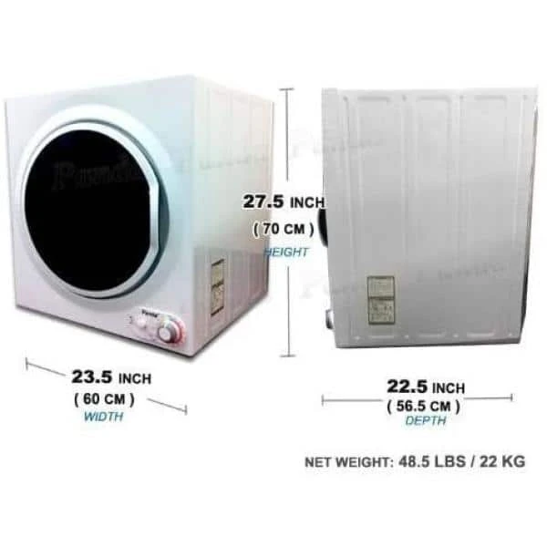 3.5 cu.ft. 110-Volt Compact Portable Electric Laundry Dryer, White and Black Panda 3.5 cu.ft. 110-Volt Compact Portable Electric Laundry Dryer, White and Black -Appliance Parts Pros Shop white panda electric dryers pan760sf 40 1000