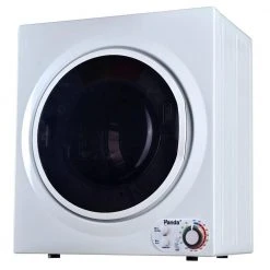 Panda 3.5 cu.ft. 110-Volt Compact Portable Electric Laundry Dryer, White and Black