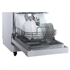 RCA 18 in. White Electronic Portable 120-volt Dishwasher with 3-Cycles with 8 Place Settings Capacity 5 RCA 18 in. White Electronic Portable 120-volt Dishwasher with 3-Cycles with 8 Place Settings Capacity -Appliance Parts Pros Shop white rca portable dishwashers rdw1809 b white 1f 1000