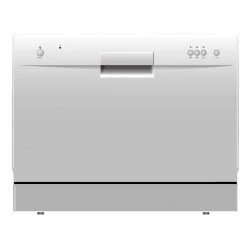 RCA 24 in. White Electronic CounterTop Control 600120-volt Dishwasher with 6-Cycles, 6 Place Settings Capacity -Appliance Parts Pros Shop white rca portable dishwashers rdw3208 1d 1000