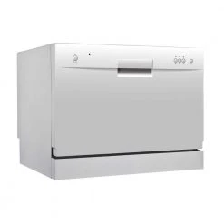 RCA 24 in. White Electronic CounterTop Control 600120-volt Dishwasher with 6-Cycles, 6 Place Settings Capacity -Appliance Parts Pros Shop white rca portable dishwashers rdw3208 40 1000