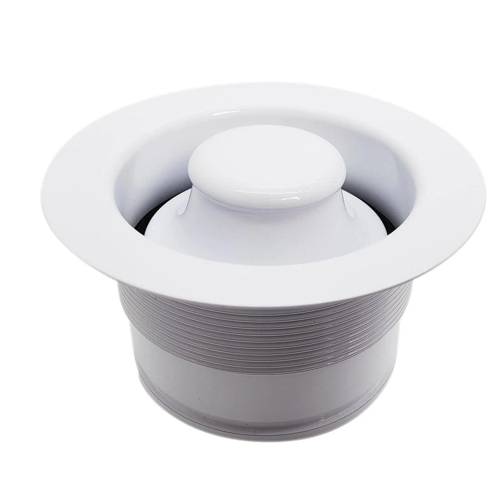 3-1/2 in. Brass EZ Mount Disposal Flange and Stopper in White Westbrass 3-1/2 in. Brass EZ Mount Disposal Flange and Stopper in White -Appliance Parts Pros Shop white westbrass garbage disposal parts d2105 50 64 1000