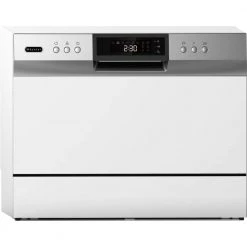Whynter 21 in. White Digital Portable 115120-volt Dishwasher with 6-Cycles with 6-Place Settings Capacity